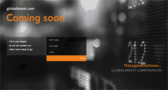 Desktop Screenshot of globalinvest.com