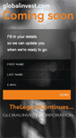 Mobile Screenshot of globalinvest.com