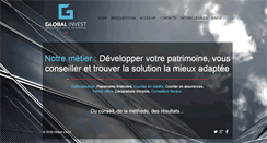 Desktop Screenshot of globalinvest.fr