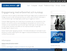 Tablet Screenshot of globalinvest.se